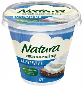 Изображение товара Сыр мягкий Natura Сливочный 60% 150г