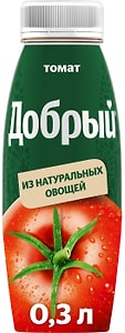 Изображение товара Нектар Добрый Томат с сахаром и солью 300мл