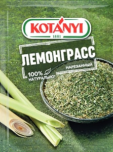 Изображение товара Лемонграсс Kotanyi нарезанный 15г