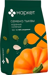 Изображение товара Семена тыквы Маркет Обжаренные соленые 100г