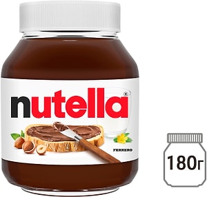 Изображение товара Паста Nutella ореховая с добавлением какао 180г