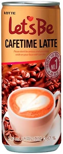 Изображение товара Напиток кофейный Lets Be Cafetime Latte Кафетайм Латте 240мл