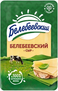 Изображение товара Сыр Белебеевский полутвердый Белебеевский 45% нарезка 120г