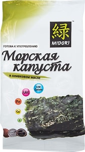 Изображение товара Морская капуста Midori в оливковом масле 5г