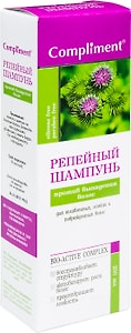 Изображение товара Шампунь для волос Compliment Репейный против выпадения волос 200мл