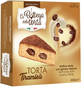 Изображение товара Торт La Bottega Della Torta с начинкой тирамису 450г