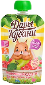 Изображение товара Пюре Дары Кубани Витаминный салатик 90г