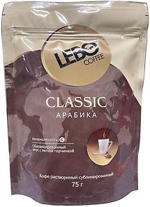 Изображение товара Кофе растворимый Lebo Классик 75г