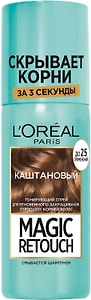 Изображение товара Спрей тонирующий для волос Loreal Paris Magic Retouch каштановый 75мл