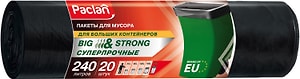 Изображение товара Пакеты для мусора Paclan Big&Strong 240л*20шт