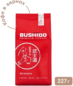 Изображение товара Кофе в зернах Bushido Red Katana 227г