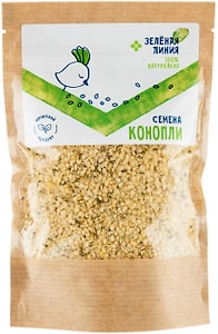 Изображение товара Семена конопли Зеленая линия очищенные 120г
