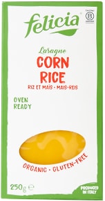 Изображение товара Макароны Felicia Lasagne corn and rice Лазанья 250г