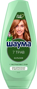 Изображение товара Бальзам для волос Шаума для нормальных и жирных 7 Трав 300мл