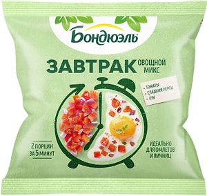 Изображение товара Смесь овощная Bonduelle Завтрак Овощной Микс с томатами 200г