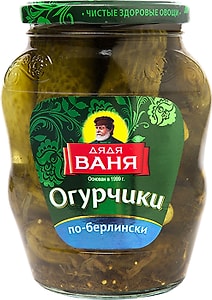 Изображение товара Огурчики Дядя Ваня маринованные По-Берлински 680г