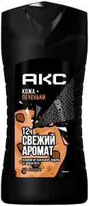 Изображение товара Гель для душа мужской Акс Кожа и печеньки 12ч свежести 250мл
