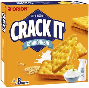Изображение товара Печенье Orion Crack It Creamy затяжное 160г
