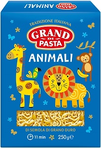 Изображение товара Изделия макаронные Grand di Pasta Анимали 250г