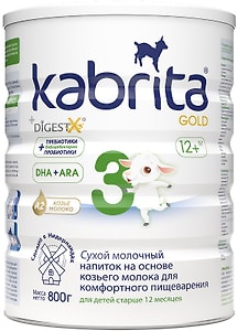 Изображение товара Смесь Kabrita 3 Gold молочная 800г