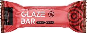 Изображение товара Батончик Филинити Glaze Bar финиковый с кокосом и имбирем 35г