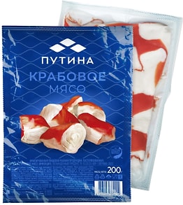 Изображение товара Крабовое мясо Путина 200г