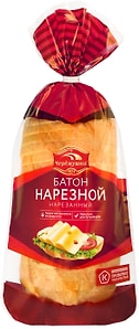 Изображение товара Батон Черемушки Нарезной нарезанный 400г