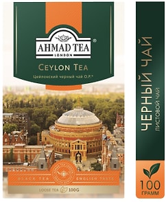 Изображение товара Чай черный Ahmad Tea Ceylon Tea Orange Pekoe 100г
