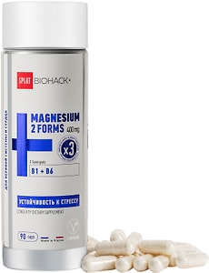 Изображение товара БАД Splat Biohack+ Магний 400мг + Cинергисты В1 B6 90шт
