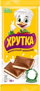 Изображение товара Шоколад Хрутка Молочный с молочной начинкой 90г