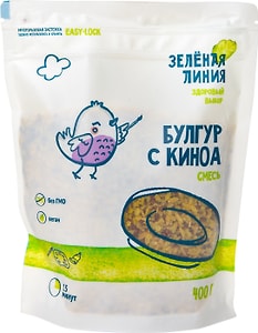 Изображение товара Смесь Зеленая линия Булгур с киноа 400г