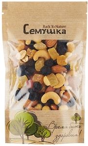 Изображение товара Смесь сладкая Семушка Жареные орехи и цукаты 110г