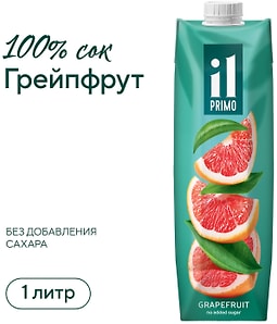 Изображение товара Сок Il Primo Грейпфрутовый с мякотью восстановленный 1л