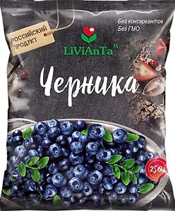Изображение товара Черника Livianta 250г
