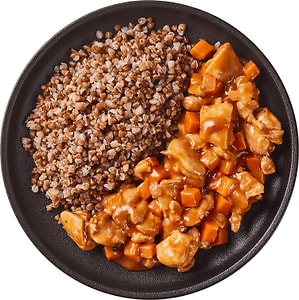 Изображение товара Гуляш из курицы Перекресток Select с овощами и гречкой 240г