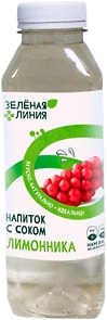 Изображение товара Напиток Зеленая линия с соком лимонника негазированный 490мл