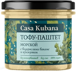Изображение товара Тофу-паштет Casa Kubana Морской с водорослями вакаме и кунжутом 90г