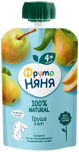 Изображение товара Пюре ФрутоНяня Груша 90г