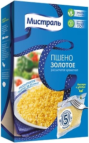 Изображение товара Пшено Мистраль Золотое 5пак*80г