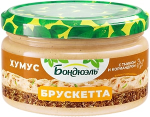 Изображение товара Брускетта Бондюэль Хумус из нута 250мл