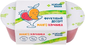 Изображение товара Десерт Манго клубника Зеленая Линия 200г