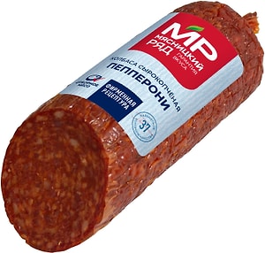 Изображение товара Колбаса Мясницкий Ряд Пепперони сырокопченая 200г