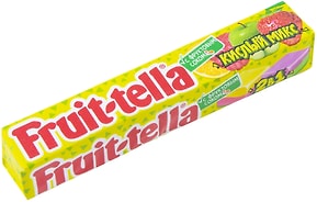 Изображение товара Конфеты Fruittella Кислый микс 2в1 со вкусами яблока и клубники лимона и малины 41г