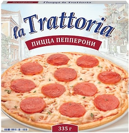 Изображение товара Пицца La Trattoria Пепперони 335г