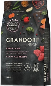 Изображение товара Сухой корм для щенков Grandorf Fresh Dog Puppy Lamb&Sweet Potato Свежее мясо ягненка с бататом 10кг