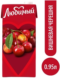 Изображение товара Напиток Любимый Вишневая черешня 950мл