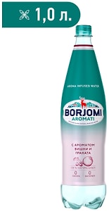 Изображение товара Напиток Borjomi Aromati вишня-гранат газированный 1л