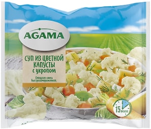 Изображение товара Смесь Agama Суп из цветной капусты с укропом 400г