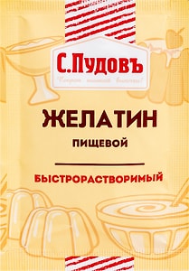 Изображение товара Желатин С.Пудовъ пищевой 10г