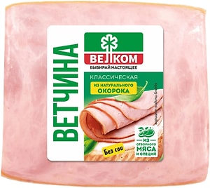 Изображение товара Ветчина Велком Классическая свиная 350г